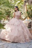 Juliet Embroidered Sleeveless Corset Quinceañera Ball Gown JT1450J Juliet