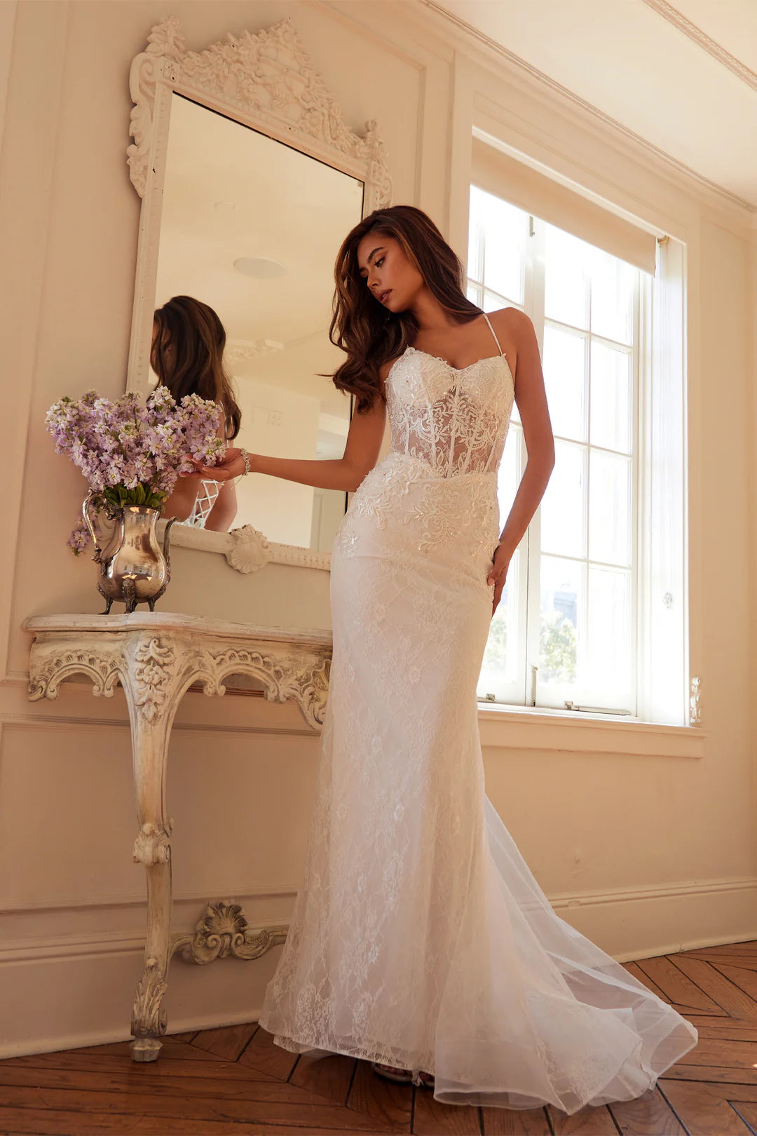 Juliet Elegant Lace Sleeveless Mermaid Bridal Gown JT2481UW Juliet