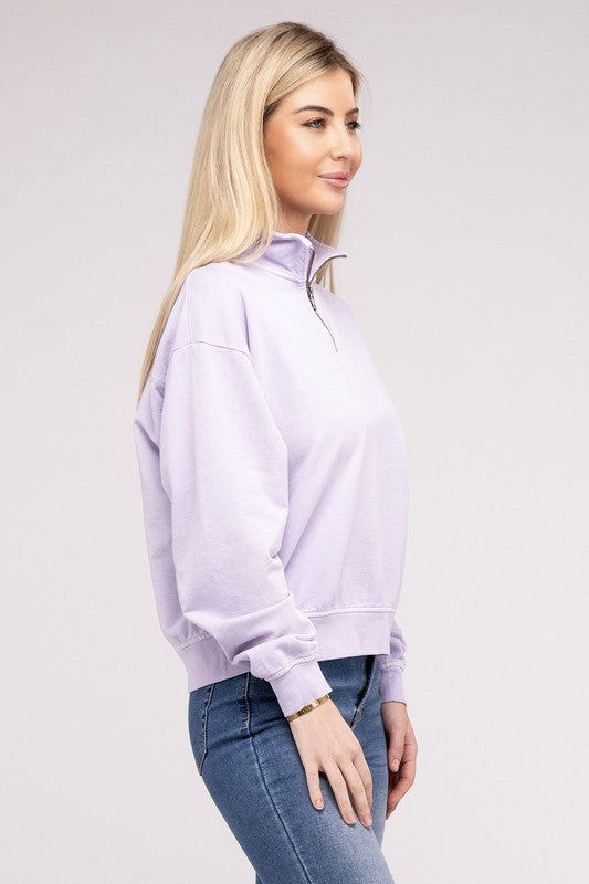 Half Zip Long Sleeve Sweatshirt HYFVE