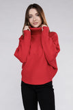 Viscose Dolman Sleeve Turtleneck Sweater ZENANA