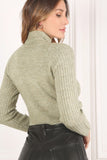 Crop mock neck sweater Lilou