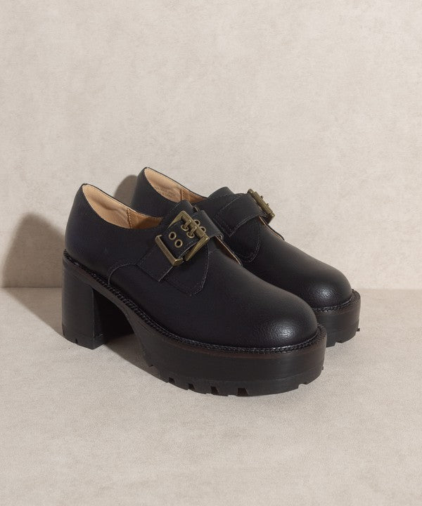 Oasis Society Sarah - Buckled Platform Loafers Oasis Society