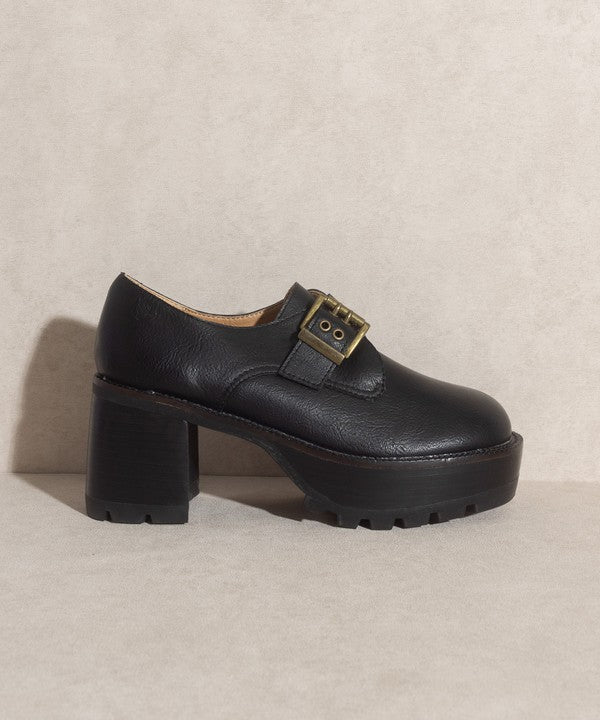 Oasis Society Sarah - Buckled Platform Loafers Oasis Society