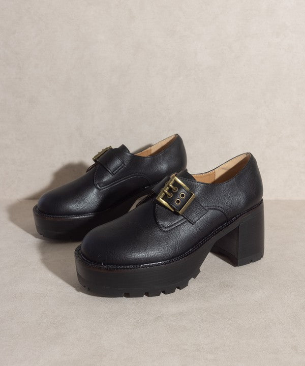 Oasis Society Sarah - Buckled Platform Loafers Oasis Society