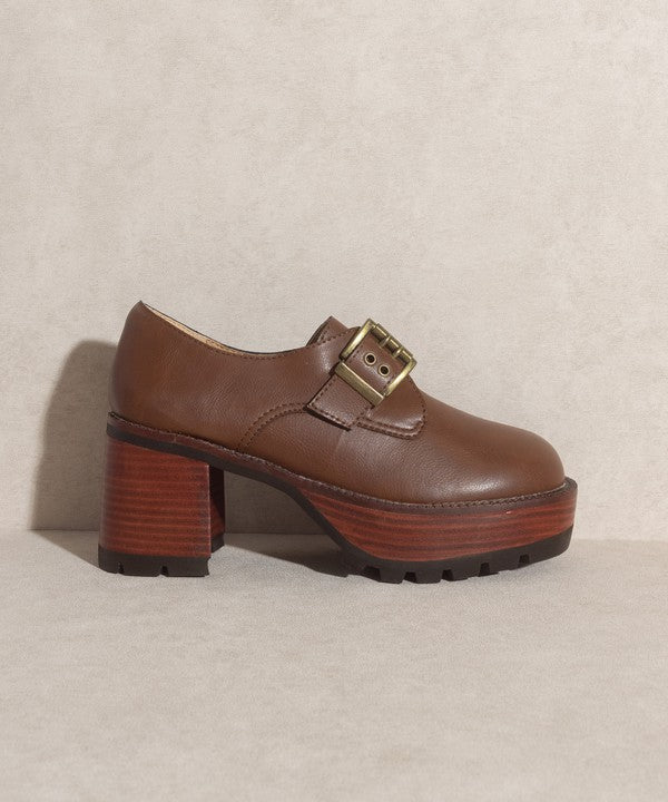 Oasis Society Sarah - Buckled Platform Loafers Oasis Society