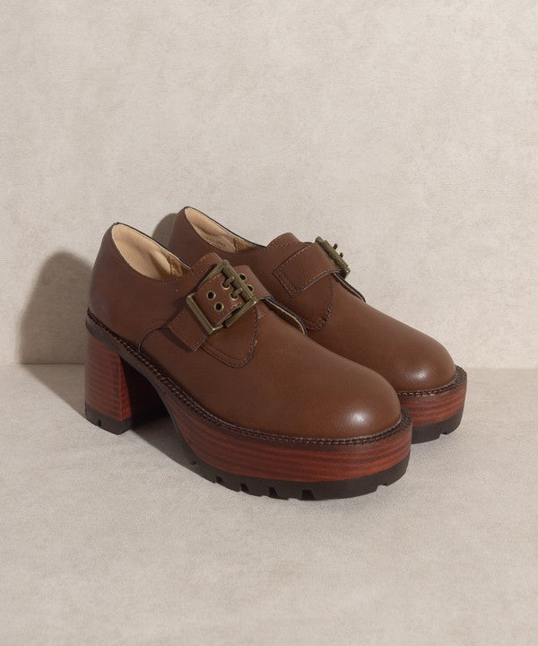 Oasis Society Sarah - Buckled Platform Loafers Oasis Society