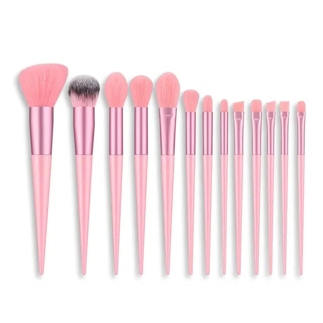 13 Pcs Soft Fluffy Makeup Brushes Set - Rosa Apparel