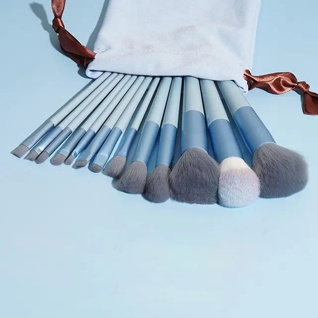 13 Pcs Soft Fluffy Makeup Brushes Set - Rosa Apparel