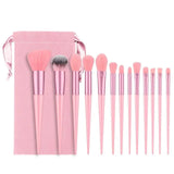 13 Pcs Soft Fluffy Makeup Brushes Set - Rosa Apparel