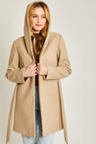 JQ Fleece Belted Hoodie Coat Love Tree