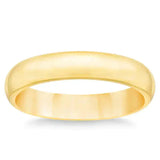 14K Solid Gold 4mm Unisex Wedding Ring - Rosa Apparel