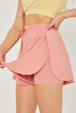 Activewear Two In One Drawstring Shorts Love Tree