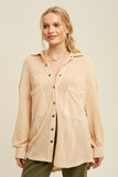 Soft Thermal Knit Shacket Top Listicle