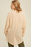 Soft Thermal Knit Shacket Top Listicle