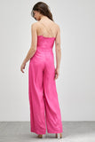 Do + Be Elegant Cowl Neck Trim Detail Wide Leg Sleeveless Jumpsuit Do + Be Collection