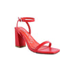 Block Heel Ankle Strap Sandals - Rosa Apparel