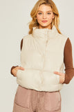 PU Padded Vest Love Tree