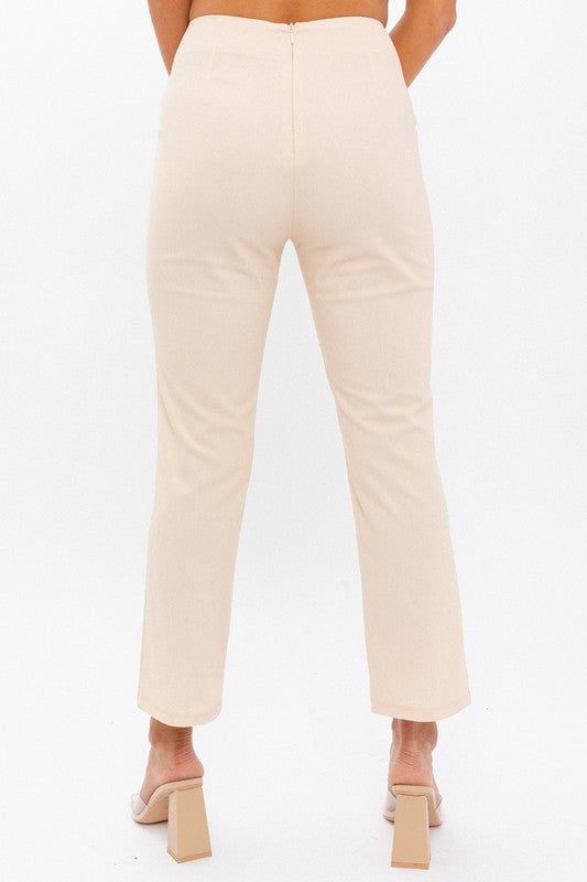 High-Waisted Crop Pants LE LIS