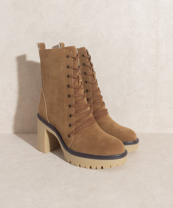 OASIS SOCIETY Jenna - Platform Military Boots Oasis Society