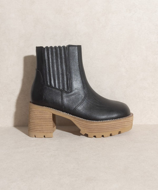 OASIS SOCIETY Aubrey - Platform Paneled Boots Oasis Society