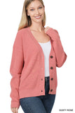 Viscose Sweater Cardigan ZENANA