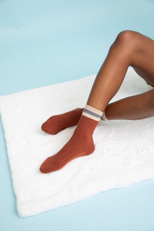 Color Block Socks Leto Accessories