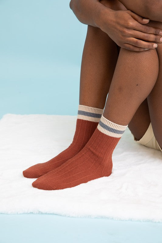 Color Block Socks Leto Accessories