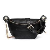 Aili's Corner Luxe Vegan Leather Convertible Sling Belt Bum Bag Aili's Corner