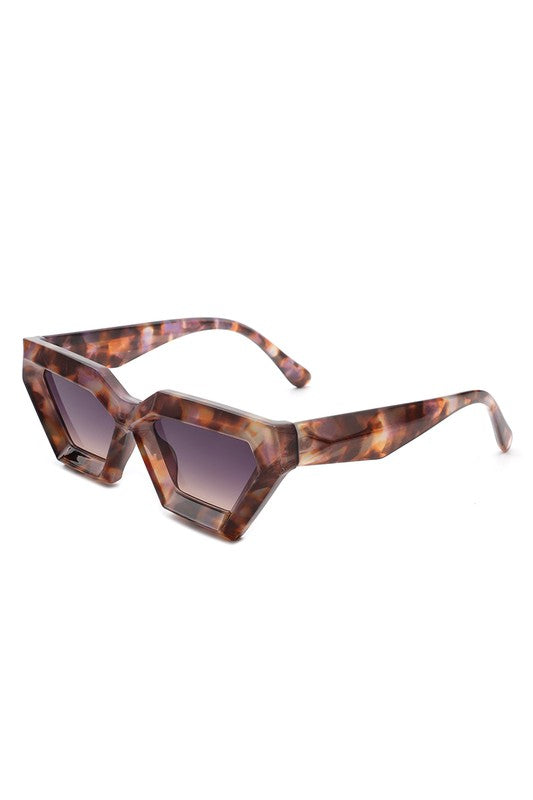 Retro Square Chunky Cat Eye Fashion Sunglasses Cramilo Eyewear