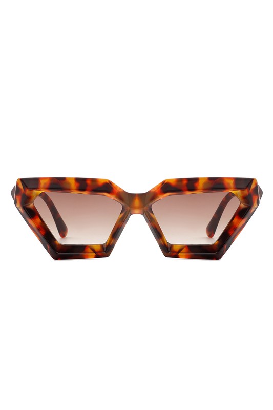 Retro Square Chunky Cat Eye Fashion Sunglasses Cramilo Eyewear