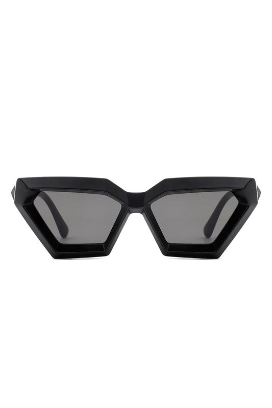 Retro Square Chunky Cat Eye Fashion Sunglasses Cramilo Eyewear