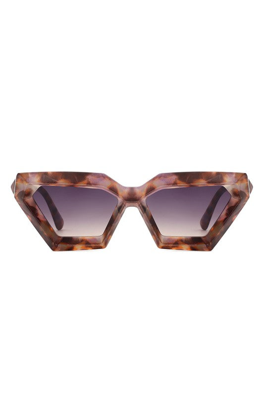 Retro Square Chunky Cat Eye Fashion Sunglasses Cramilo Eyewear