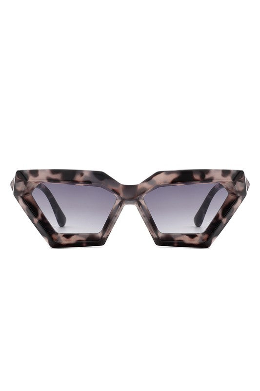 Retro Square Chunky Cat Eye Fashion Sunglasses Cramilo Eyewear