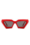 Retro Square Chunky Cat Eye Fashion Sunglasses Cramilo Eyewear