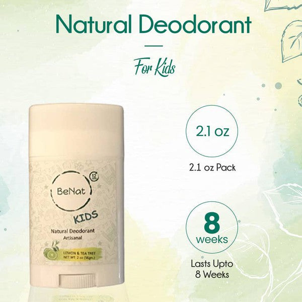 BeNat All-natural Deodorants for Kids & Teens - Rosa Apparel