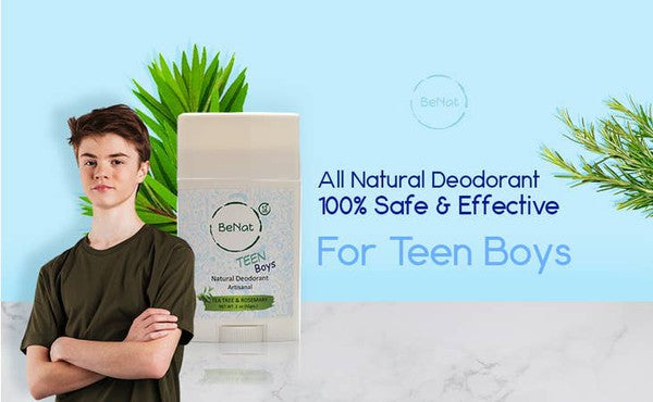 BeNat All-natural Deodorants for Kids & Teens - Rosa Apparel