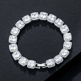 18K White Gold Tennis Bracelet - Rosa Apparel