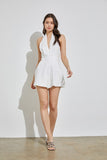 Do + Be Sexy Halter Neck Sleeveless Wide Leg Romper Do + Be Collection