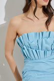 Do + Be Romantic Off Shoulder Sleeveless Ruffle Knee-Length Dress Do + Be Collection