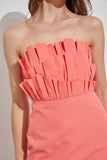 Do + Be Romantic Off Shoulder Sleeveless Ruffle Knee-Length Dress Do + Be Collection