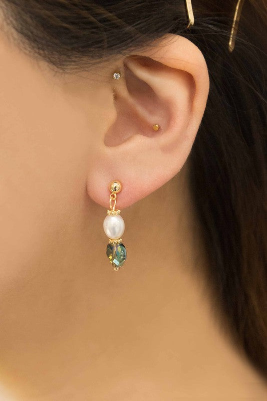 Zaina Pearl Earrings Lovoda