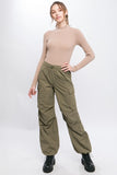 Loose Fit Parachute Cargo Pants Love Tree