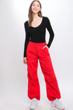 Loose Fit Parachute Cargo Pants Love Tree