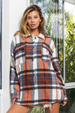 Textured Shirts With Big Checkered Point BiBi