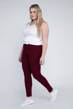 Plus Everyday Leggings with Pockets Ambiance Apparel