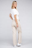 Ambiance Casual Everyday Wear Elastic-Waist Cargo Pants