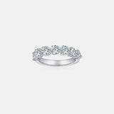 2.1 Carat 925 Sterling Silver Moissanite Heart Ring - Rosa Apparel