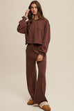 Knit Sweat Top and Pants Athleisure Lounge Sets Listicle