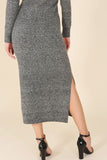 V-Neck Sweater Maxi Dress Lilou