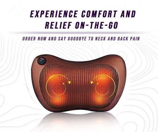 BeNat Back and Neck Massage Pillow w/Heat - Rosa Apparel